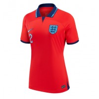 Koszulka piłkarska Anglia Kyle Walker #2 Strój wyjazdowy dla kobiety MŚ 2022 tanio Krótki Rękaw